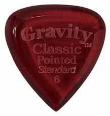 UPC 0644042584717 gravity guitar picks classic pointed -standard- gcps6p   red ピック 楽器・音響機器 画像