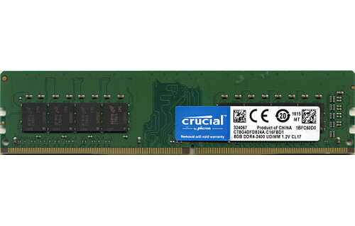UPC 0649528769848 crucial DDR4 CT8G4DFD824A パソコン・周辺機器 画像
