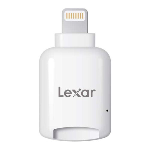 UPC 0650590196609 iPhone iPadでmicroSDカードが使える Lexar レキサー Lightningコネクタ搭載microSDリーダー 海外リテール LRWMLBAP パソコン・周辺機器 画像