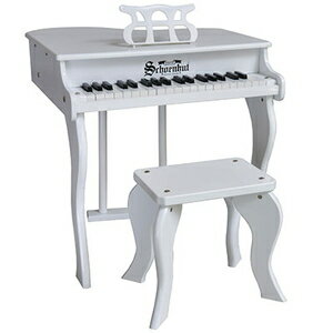 UPC 0652730372027 Schoenhut/シェーンハット 372W 37-Key White Elite Baby Grand Piano and Bench 【プ おもちゃ 画像