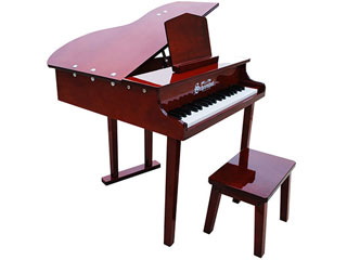 UPC 0652730379033 Schoenhut/シェーンハット 379M 37-Key Mahogany Concert Grand Piano and Bench 【プ おもちゃ 画像