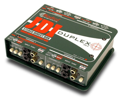 UPC 0676101034093 Radial JDI Duplex 楽器・音響機器 画像