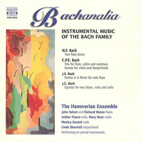 UPC 0681585108222 Bachanalia-instrumental Music Of The Bach Family: Hanoverian Ensemble CD・DVD 画像