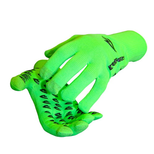 UPC 0682864383019 DeFeet ディフィート グローブ Glove ET Touch D-Logo Hi-vis Green Sサイズ スポーツ・アウトドア 画像