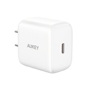 UPC 0692041999667 AUKEY｜オーキー AUKEY オーキー USB充電器 Swift 20W PD対応 USB-C 1ポート PA-R1 ホワイト White PA-R1-WT /USB Power Delivery対応 スマートフォン・タブレット 画像