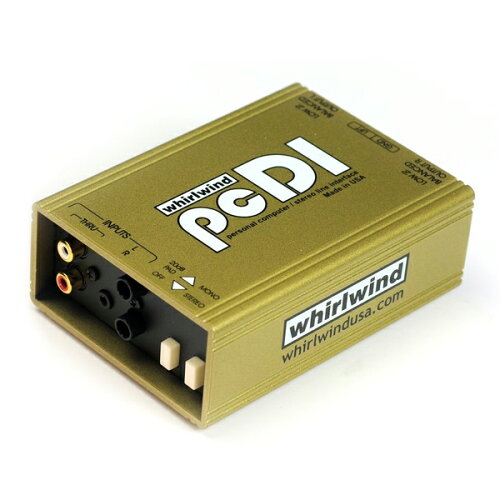 UPC 0692465011983 whirlwind CD/MD/PCサウンドカード用2CHパッシブ・ダイレクトボックス PCDI 楽器・音響機器 画像