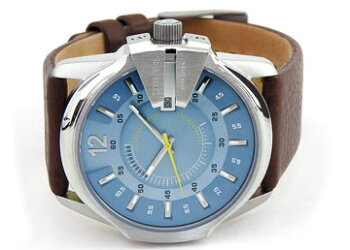 UPC 0698615063482 DIESEL 腕時計 アナログ レザーベルト 【DZ1399】 ブルー 腕時計 画像