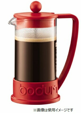 UPC 0699965017491 Bodum ボダム BODUM BRAZIL ブラジル フレンチプレス コーヒーメーカー 350ml レッド 10948-294J キッチン用品・食器・調理器具 画像