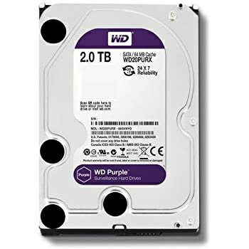 UPC 0700736689042 WD HDD 内蔵ハードディスク 3.5インチ 2TB Purple WD20PURX / IntelliPower / SATA 6Gb/s / パソコン・周辺機器 画像