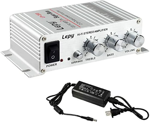 UPC 0701772158219 Lepy Hi-Fi ステレオアンプ デジタルアンプ LP-268 LP-268+AC電源アダプター 5A TV・オーディオ・カメラ 画像