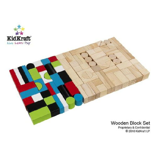 UPC 0706943632420 (KidKraft)キッドクラフト　木製　積木　100ピースセット　パズル　知育玩具　(63242) おもちゃ 画像
