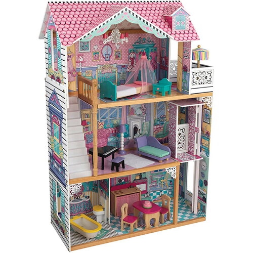 UPC 0706943650790 (KidKraft)キッドクラフト (家具付き)　アナベル　ドールハウス　ブックケース　本棚　 (Dollhouse） おもちゃ 画像