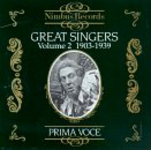 UPC 0710357781223 Great Singers 2: 1903-39 / CD・DVD 画像