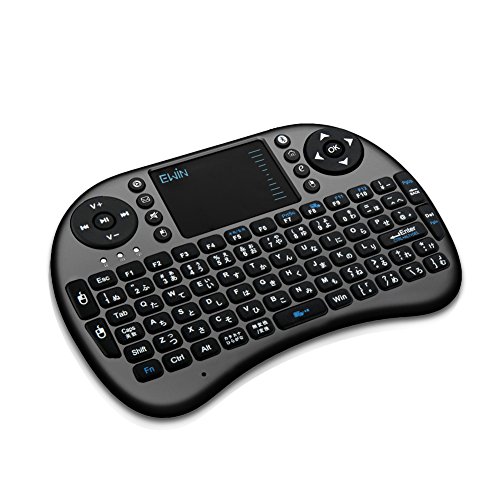 UPC 0711717354125 EwinR ミニキーボード Bluetoothキーボード タッチパッド搭載 小型キーボードマウス  ブラック パソコン・周辺機器 画像