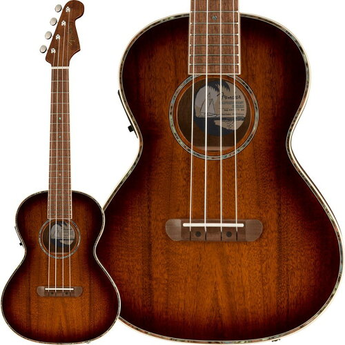 UPC 0717669535230 Fender Acoustics フェンダー・アコースティックス アコースティックギター Montecito Tenor Ukulele Shaded Edge Burst 楽器・音響機器 画像