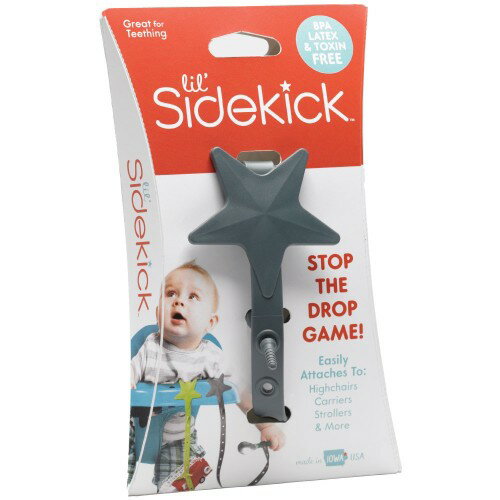UPC 0728028313635 リルサイドキック Lil` Sidekick おもちゃホルダー ストラップ チャコール キッズ・ベビー・マタニティ 画像