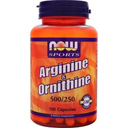 UPC 0733739000408 Now Foods L-Arginine＆Ornithine， 100 Caps w/ORNITHINE ダイエット・健康 画像