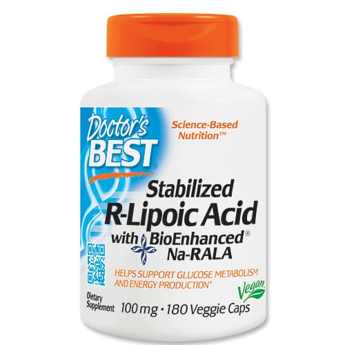 UPC 0753950002296 Doctors Best Best Stabilized R-Lipoic Acid， 180 Vcaps ダイエット・健康 画像