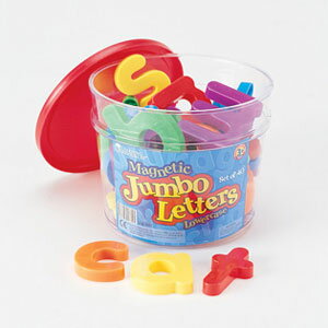 UPC 0765023009224 Learning Resources Jumbo Magnetic Lowercase Letters ジャンボマグネット アルファベット小文字 キッズ・ベビー・マタニティ 画像