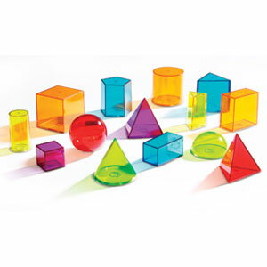 UPC 0765023043310 Learning Resources View-Thru R Geometric Solids 透明立体図形 LER 4331 キッズ・ベビー・マタニティ 画像