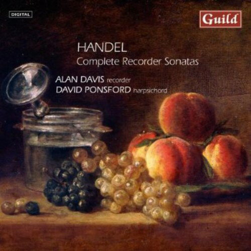 UPC 0795754730128 Complete Recorder Sonatas Handel ,Davis ,Ponsford CD・DVD 画像