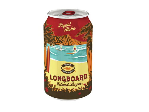 UPC 0796030124945 コナビール ロングボード アイランドラガー 缶 355ml ビール・洋酒 画像
