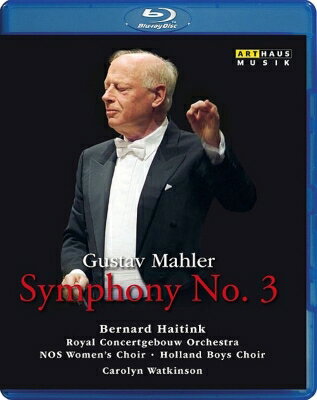 UPC 0807280912098 Mahler/Haitink/Royal Concertgebouw Orchestra Symphony No 3輸入盤ブルーレイ CD・DVD 画像
