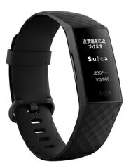 UPC 0810038853253 FITBIT Fitbit Charge4 GPS搭載フィットネストラッカー Black/Black L/Sサイズ ブラック FB417BKBK-JP スポーツ・アウトドア 画像