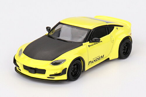 UPC 0810152143575 1/64 Pandem Nissan Z イカズチイエロー 右ハンドル MGT00752-R 完成品ミニカー おもちゃ 画像