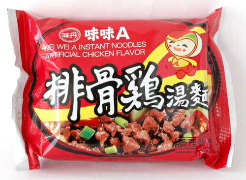 UPC 0810477010132 味味A 台湾ラーメン 排骨鶏(チキン)味 82g 食品 画像