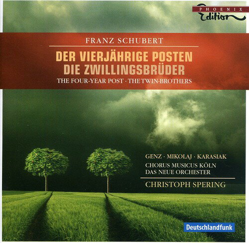 UPC 0811691011448 Der Vierjahrige Posten Die Zwillingsbruder / Schubert CD・DVD 画像