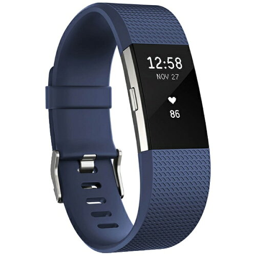 UPC 0816137020367 Fitbit CHARGE2 ブルー L スマートフォン・タブレット 画像
