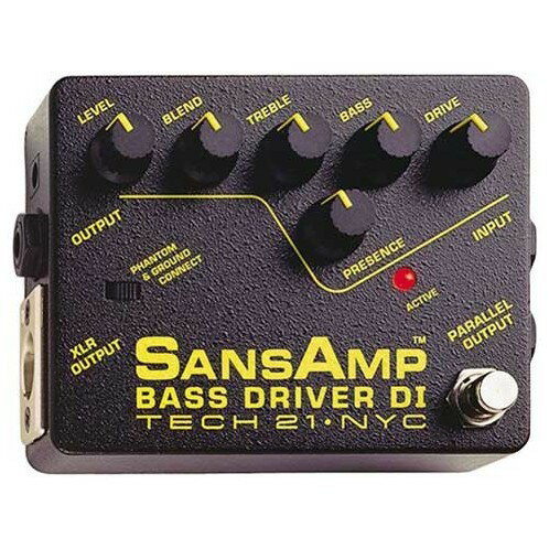 UPC 0837088001045 Tech21 SansAmp BASS DRIVER DI 楽器・音響機器 画像