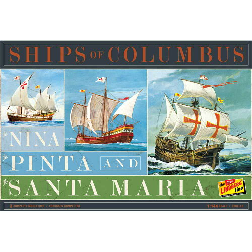 UPC 0849398011102 リンドバーグ 1/144 帆船ニーニャ/ピンタ/サンタ・マリア HL223 ホビー 画像