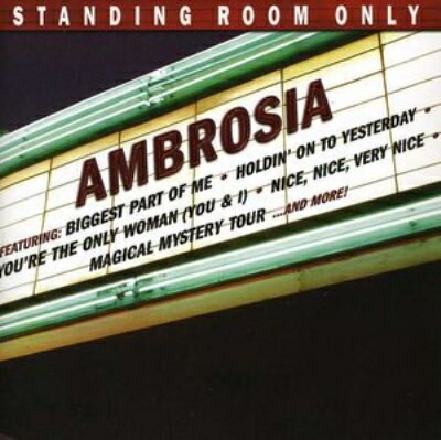 UPC 0886970366120 Ambrosia アンブロージア / Standing Room Only 輸入盤 CD・DVD 画像